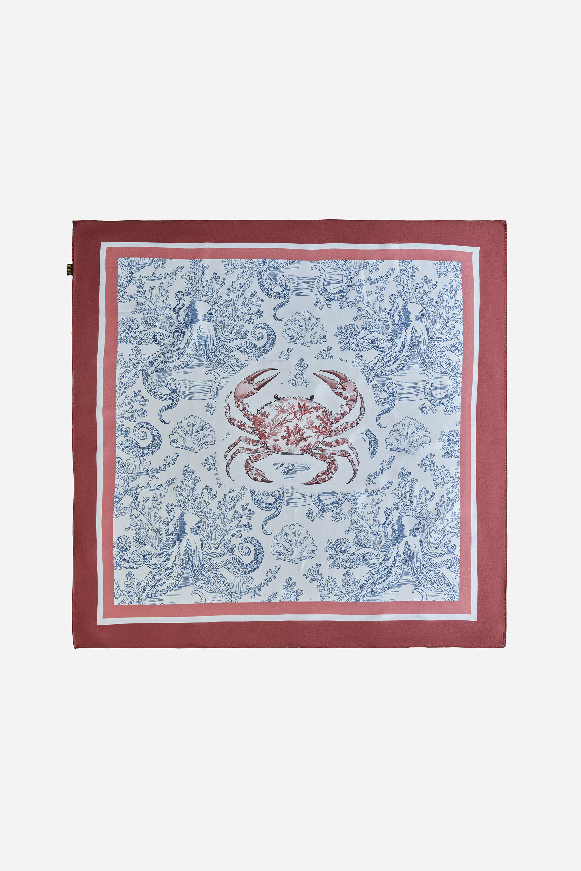 Ivory Coastal Motif Stole, , image 1
